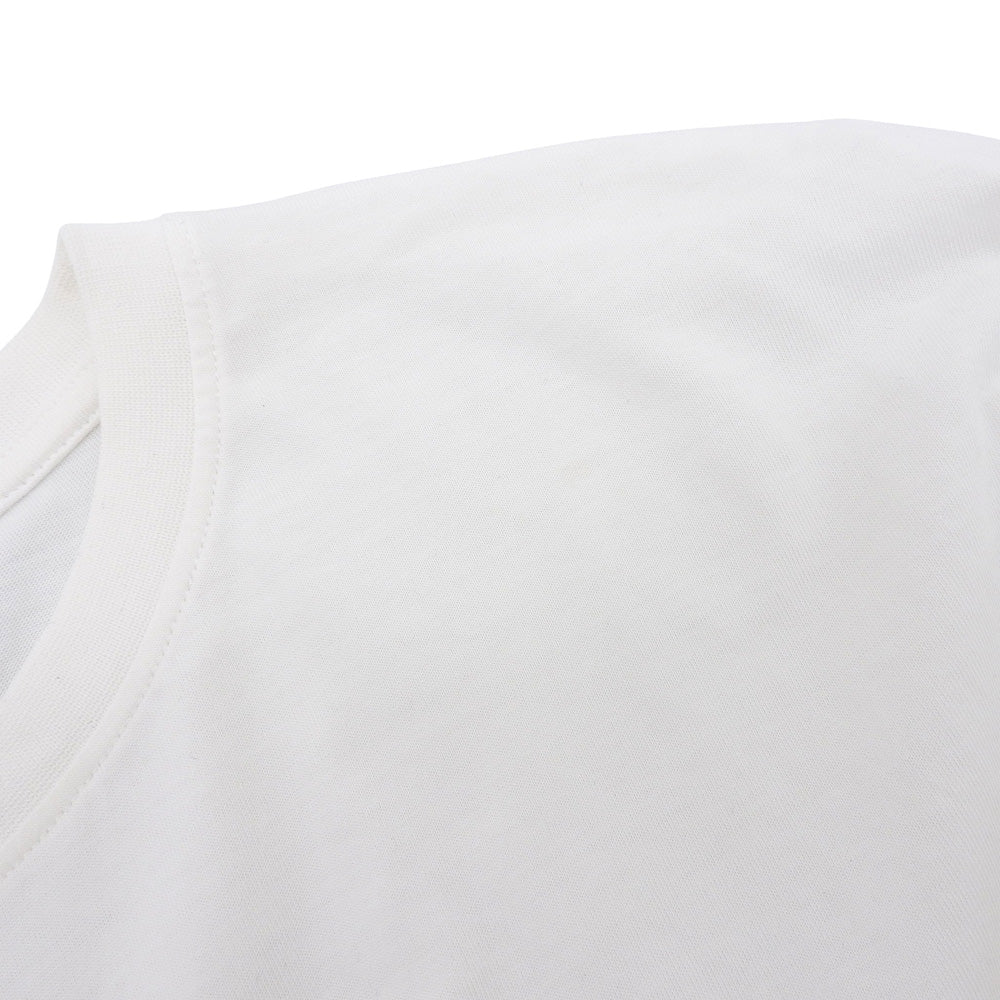 STUDIO NICHOLSON White Cotton Short Sleeve T-Shirt Size M
