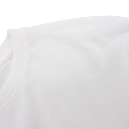 STUDIO NICHOLSON White Cotton Short Sleeve T-Shirt Size M