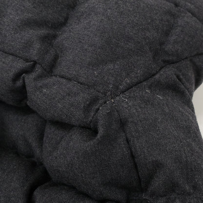 MONCLER MONTGENEVRE Wool Hooded Down Jacket Gray Size 1