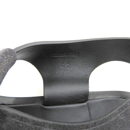 THE ROW Charcoal Suede Fisherman Ghurka Sandals Size EU 40