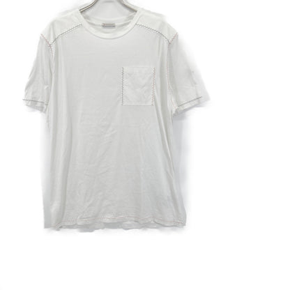 MONCLER 22SS White Tricolor Stitch T-Shirt Size L
