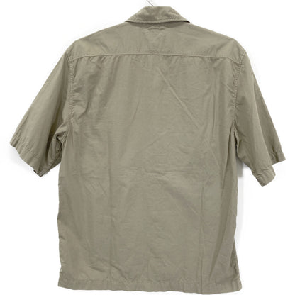 C.P.COMPANY Cotton Ripstop Short Sleeve Shirt Beige Size S