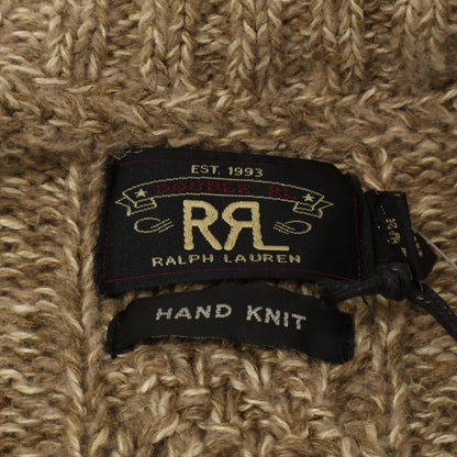 RRL Native Design Linen Hand Knit Cardigan Beige Size XS/TP