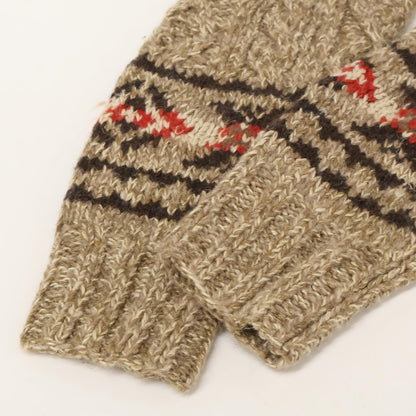 RRL Native Design Linen Hand Knit Cardigan Beige Size XS/TP