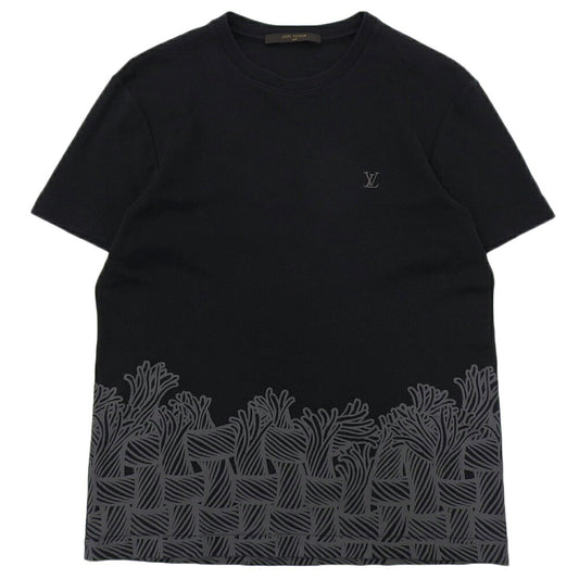 LOUIS VUITTON 15AW Nemeth Cotton T-Shirt Black Size XS