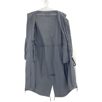 LOEFF Unisex Cotton OX Stand Collar Coat Charcoal Size O