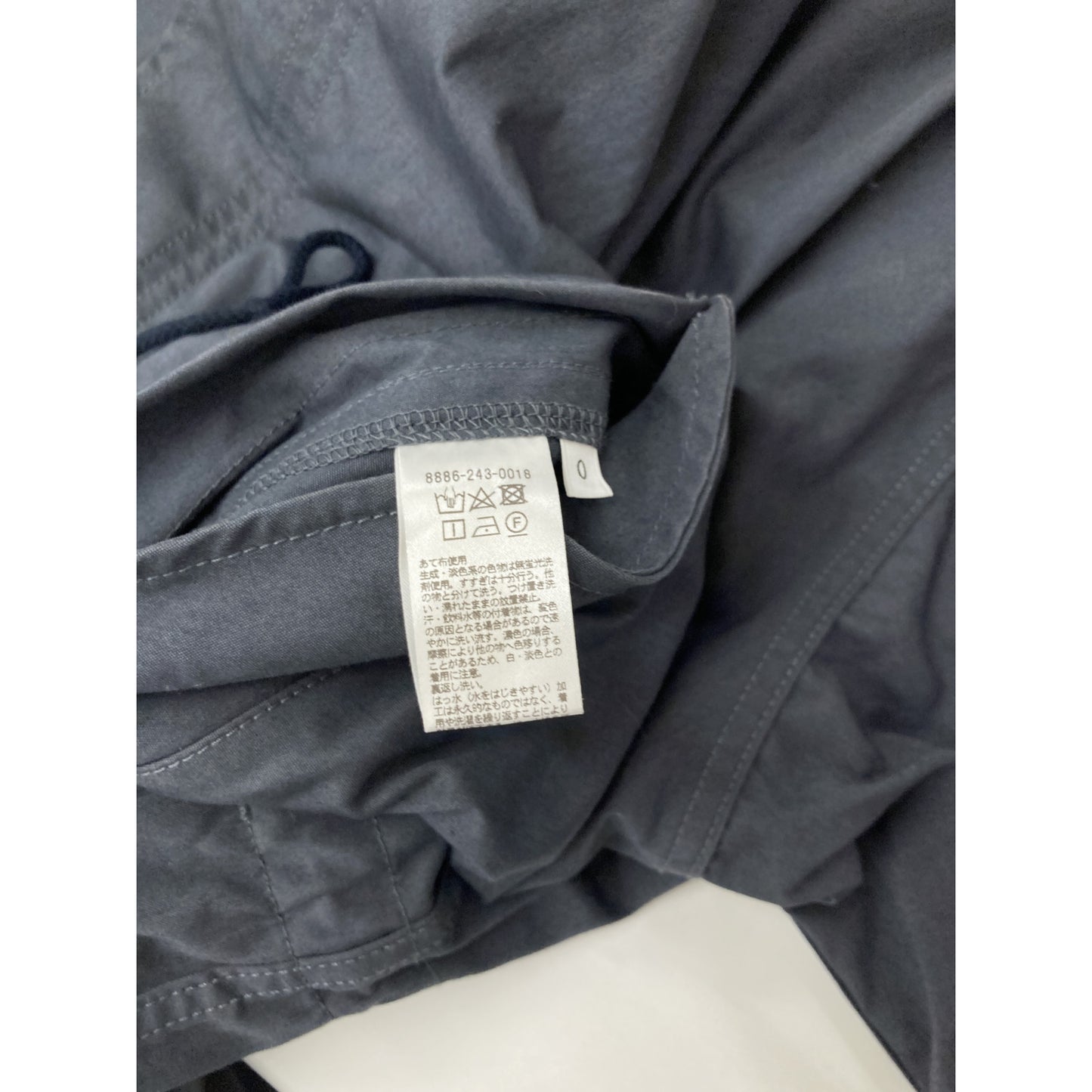 LOEFF Unisex Cotton OX Stand Collar Coat Charcoal Size O