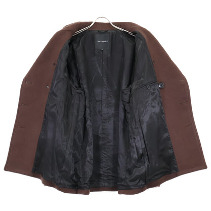 1PIU1UGUALE3 Wool P-Coat Brown Size V