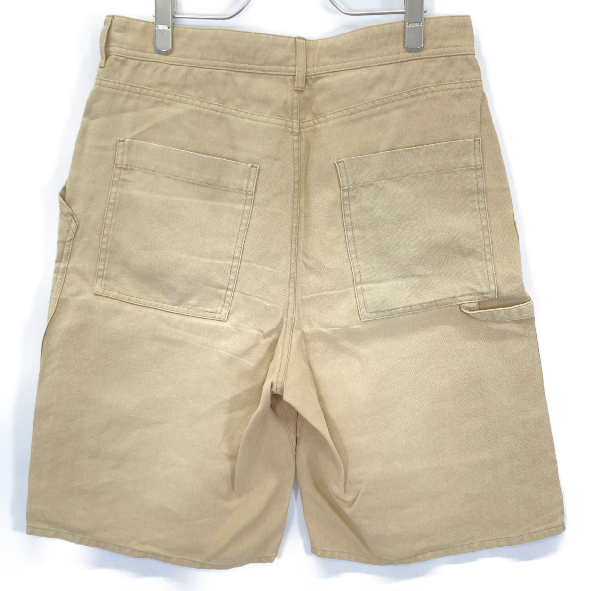 FENDI 23SS Work Painter Bermuda Canvas Shorts Beige Size 48