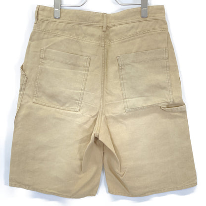 FENDI 23SS Work Painter Bermuda Canvas Shorts Beige Size 48