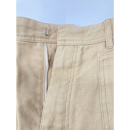 FENDI 23SS Work Painter Bermuda Canvas Shorts Beige Size 48