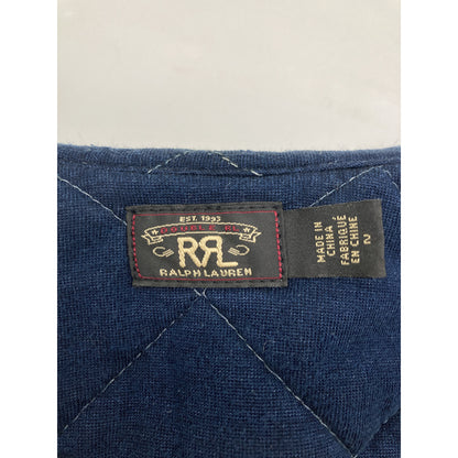 RRL Indigo Shawl Collar Quilted Jacket Size 2