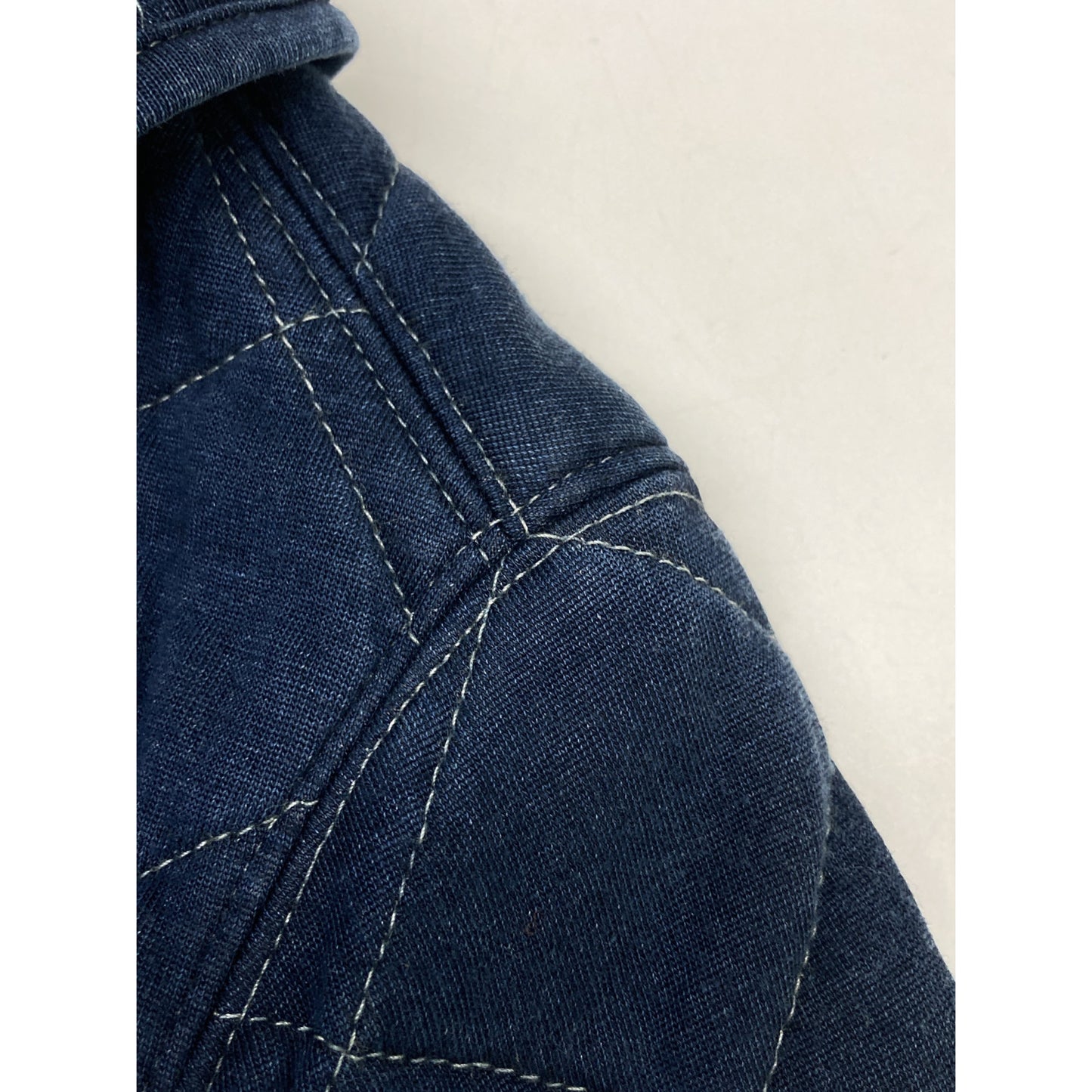 RRL Indigo Shawl Collar Quilted Jacket Size 2