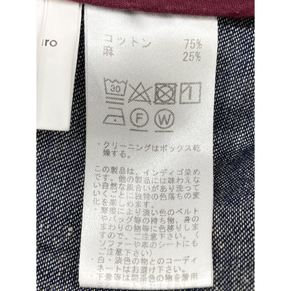 EQUIPE'70 Brilla Bespoke Indigo Denim Safari Jacket Size 42