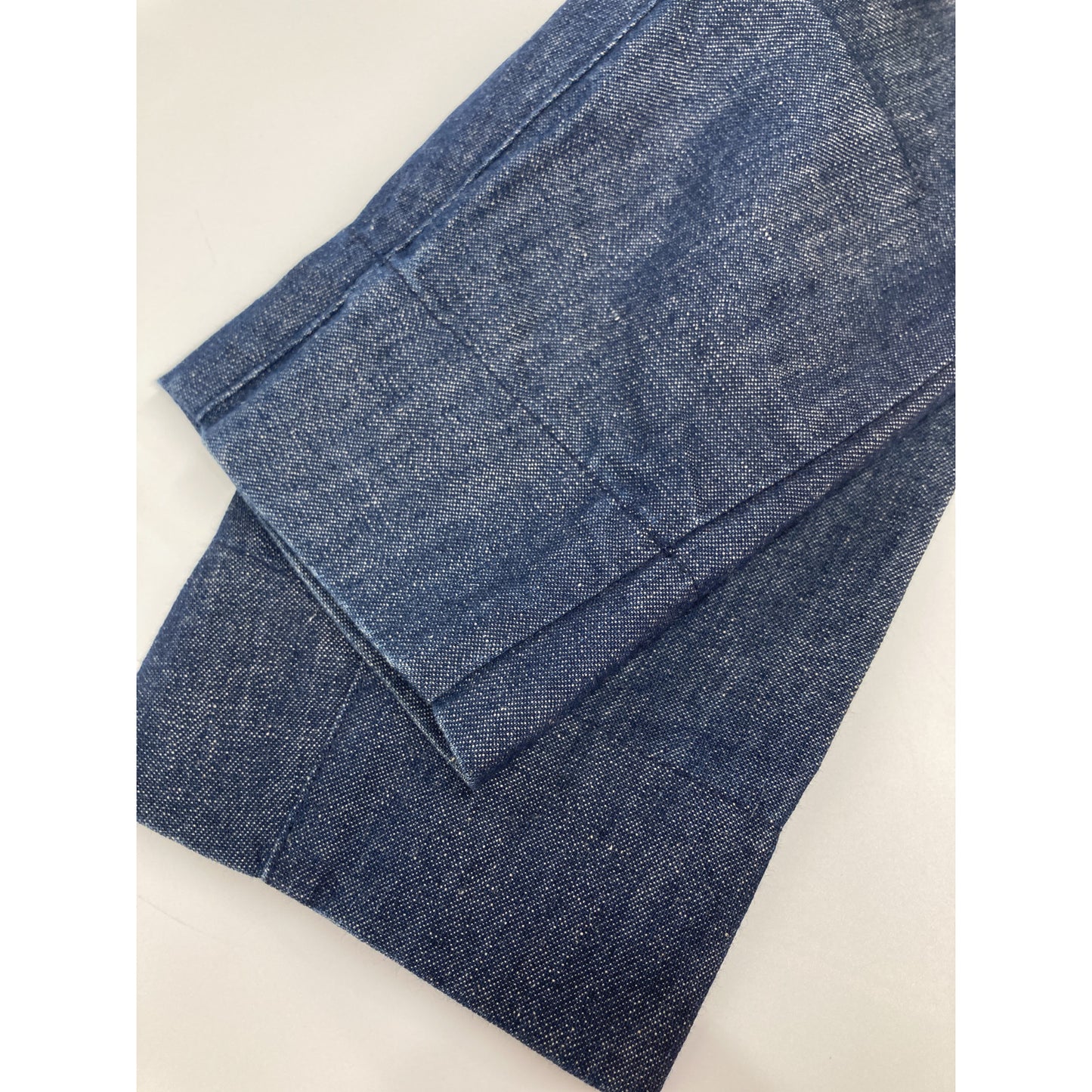 EQUIPE'70 Brilla Bespoke Indigo Denim Safari Jacket Size 42