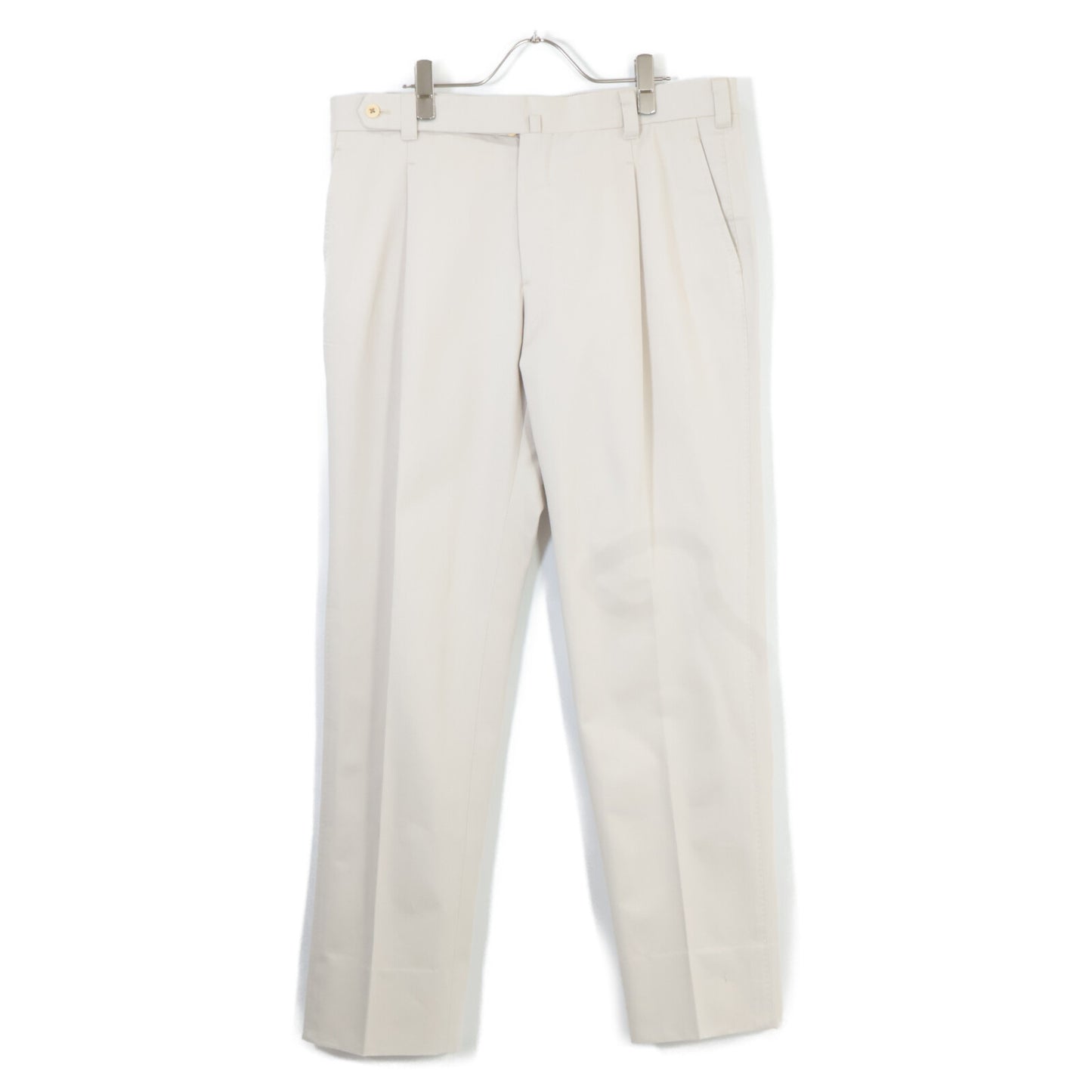 IGARASHI TROUSERS Cotton One-Pleat Chino Pants