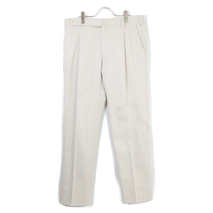 IGARASHI TROUSERS Cotton One-Pleat Chino Pants