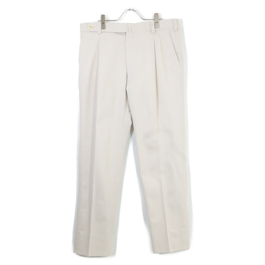 IGARASHI TROUSERS Cotton One-Pleat Chino Pants