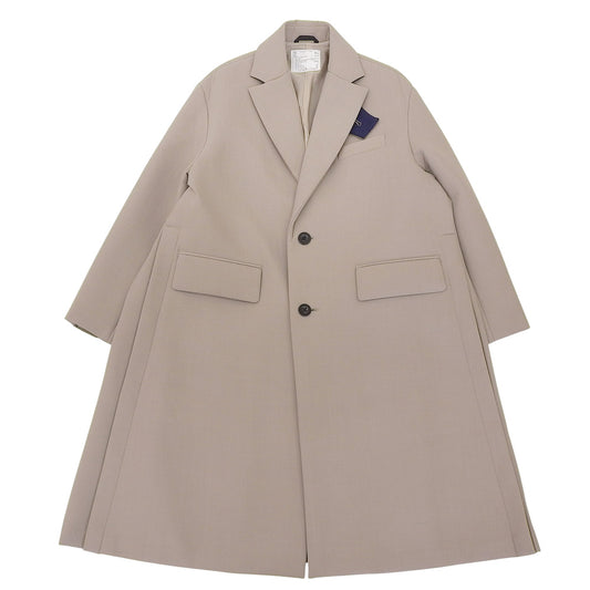 sacai 23AW Suiting Bonding Coat Greige Size 1