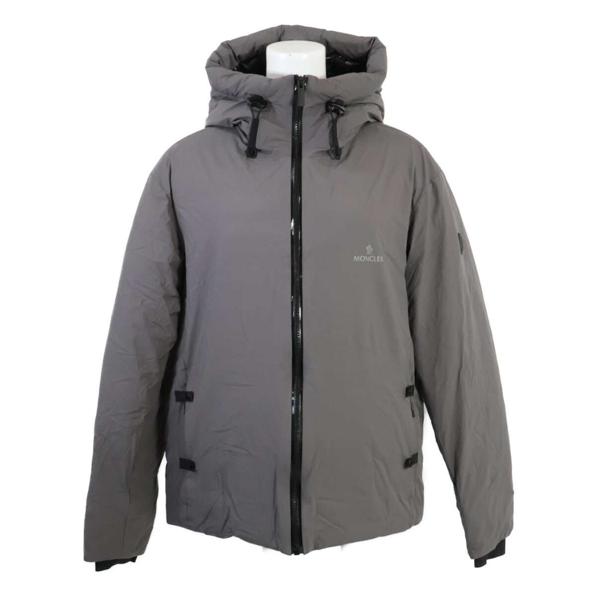 MONCLER TIMOR GORE-TEX Nylon Down Jacket Gray Size 0