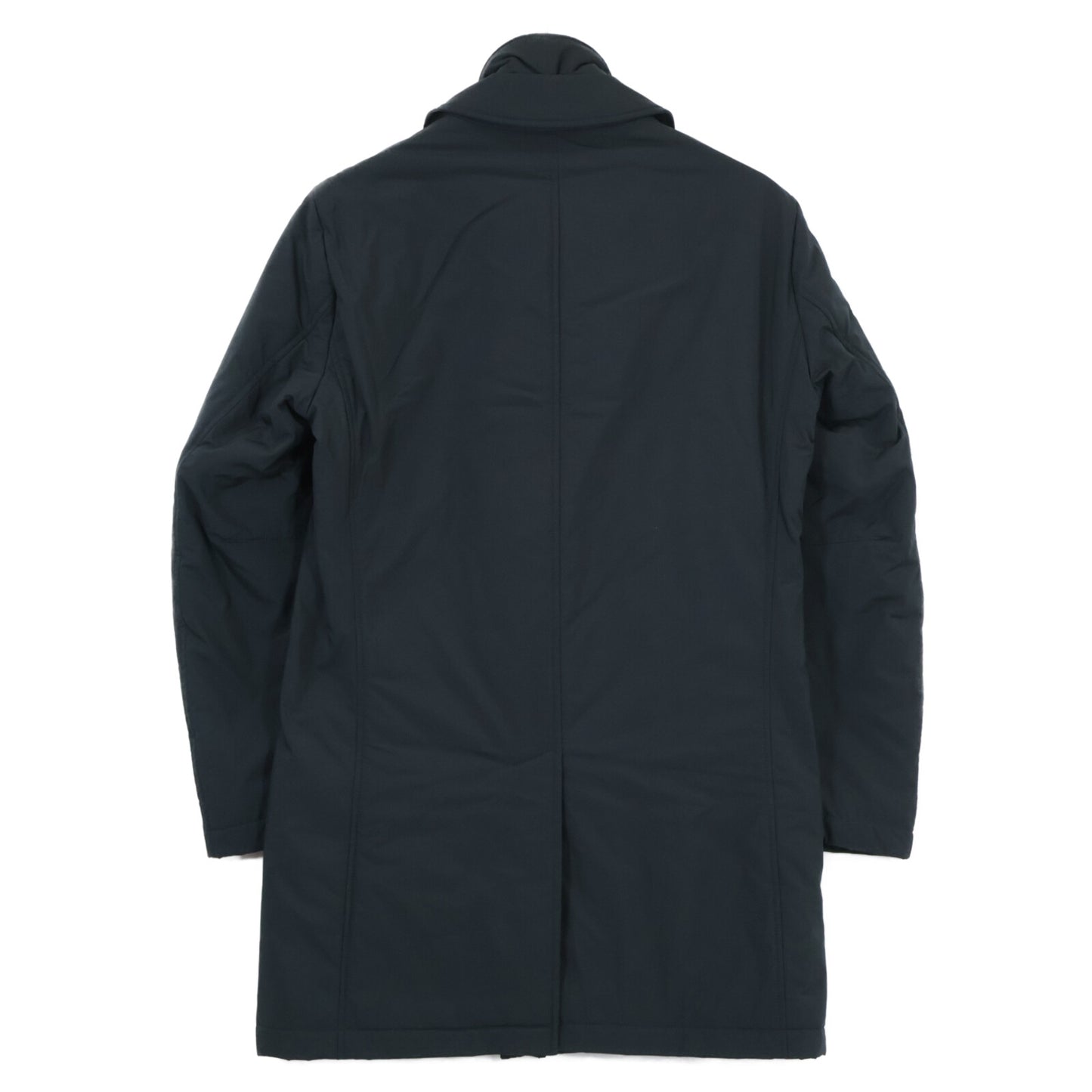HERNO HERNO TECH Nylon Layered Stand Collar Coat