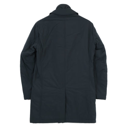 HERNO HERNO TECH Nylon Layered Stand Collar Coat
