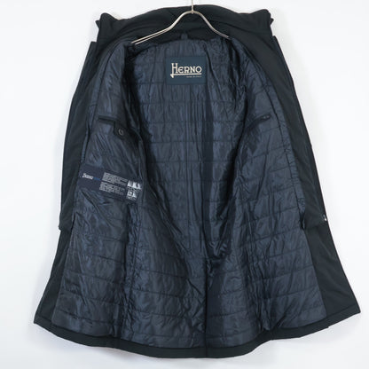 HERNO HERNO TECH Nylon Layered Stand Collar Coat