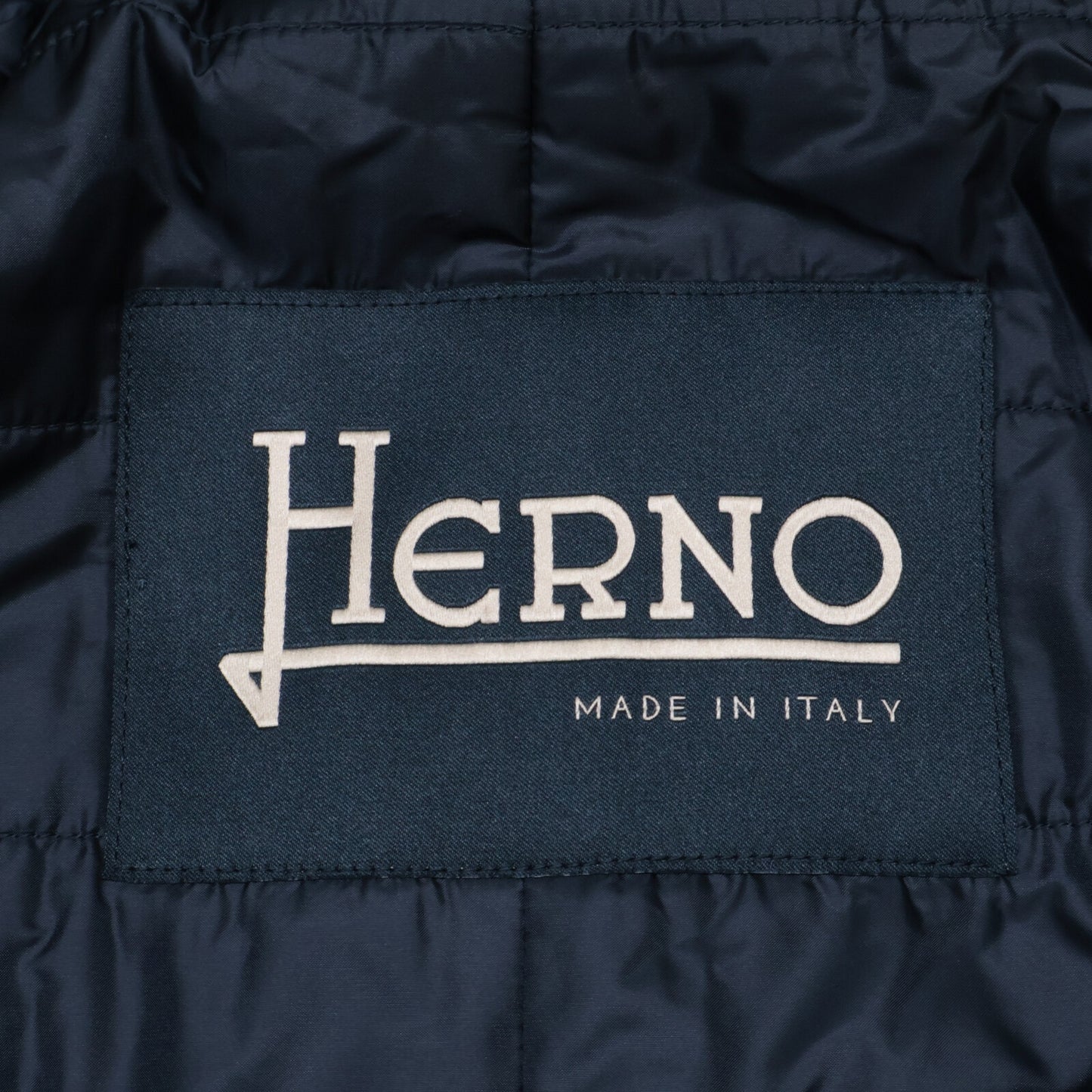 HERNO HERNO TECH Nylon Layered Stand Collar Coat