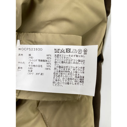 WOOLRICH Brown Arctic Parka Jacket Size M