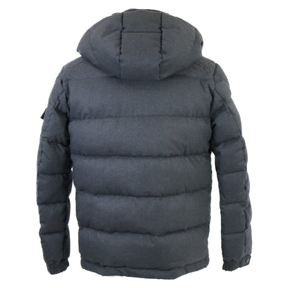 MONCLER MONTGENEVRE Wool Down Jacket Charcoal Gray Size 1