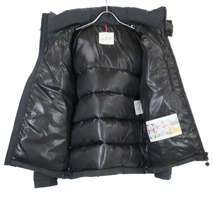 MONCLER MONTGENEVRE Wool Down Jacket Charcoal Gray Size 1
