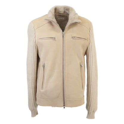 BRUNELLO CUCINELLI Cashmere Sleeve Jacket Beige Size XXS