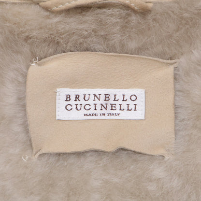 BRUNELLO CUCINELLI Cashmere Sleeve Jacket Beige Size XXS