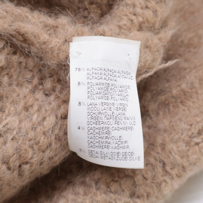 BRUNELLO CUCINELLI Cashmere Blend Cardigan Ivory Size 44