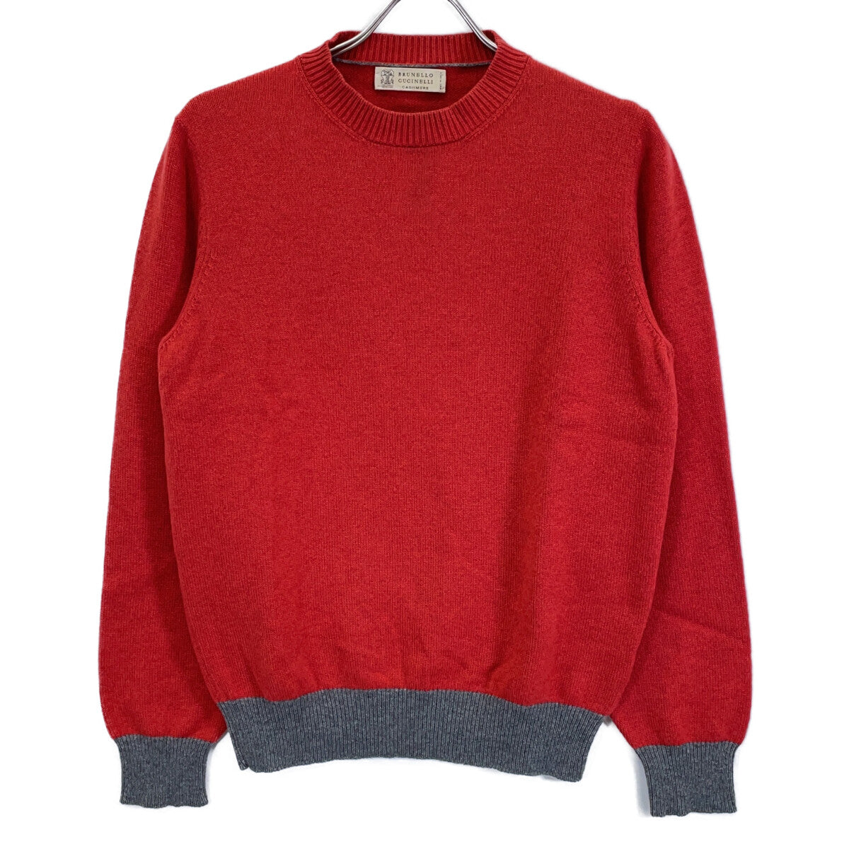 BRUNELLO CUCINELLI Cashmere Crewneck Knit Sweater Size 44