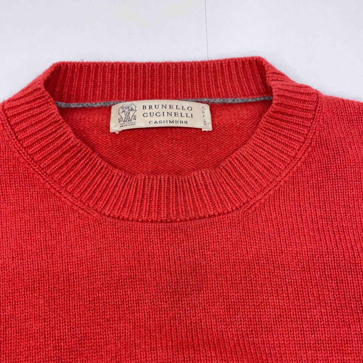BRUNELLO CUCINELLI Cashmere Crewneck Knit Sweater Size 44