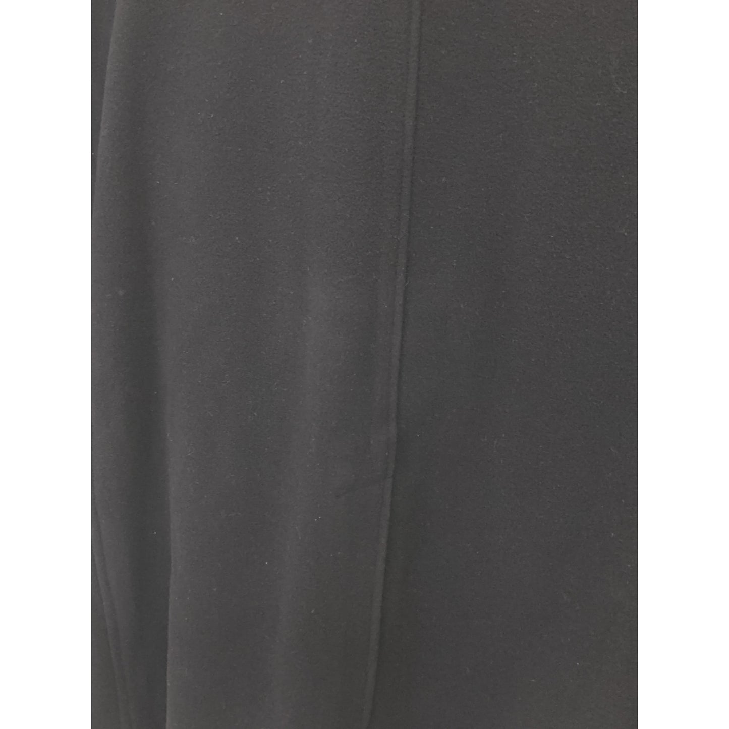 CARUSO Black Wool Nylon Single Stand Collar Coat