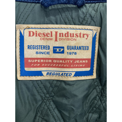 DIESEL Indigo D-STACK Padded Denim Jacket Size M