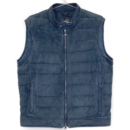 EMMETI JURI Suede Down Vest Navy/Red Size 46