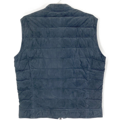 EMMETI JURI Suede Down Vest Navy/Red Size 46