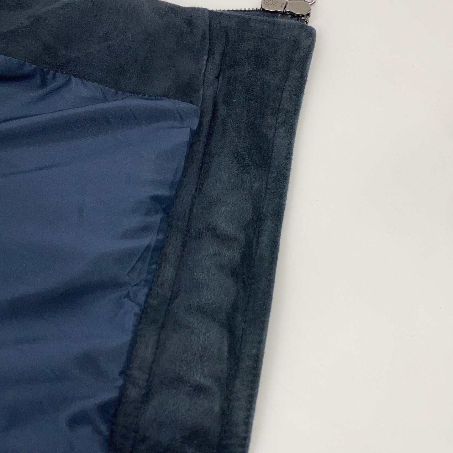EMMETI JURI Suede Down Vest Navy/Red Size 46