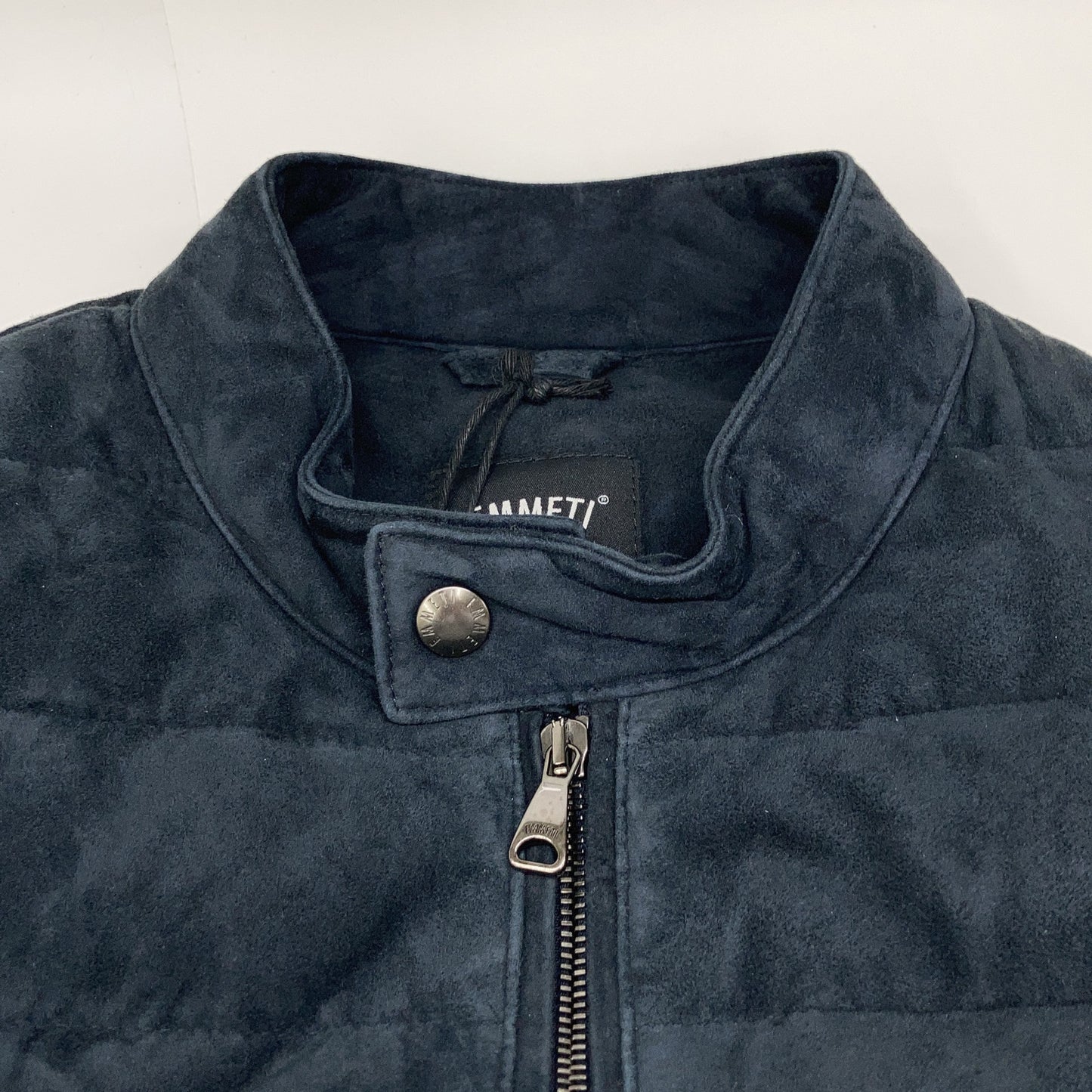 EMMETI JURI Suede Down Vest Navy/Red Size 46