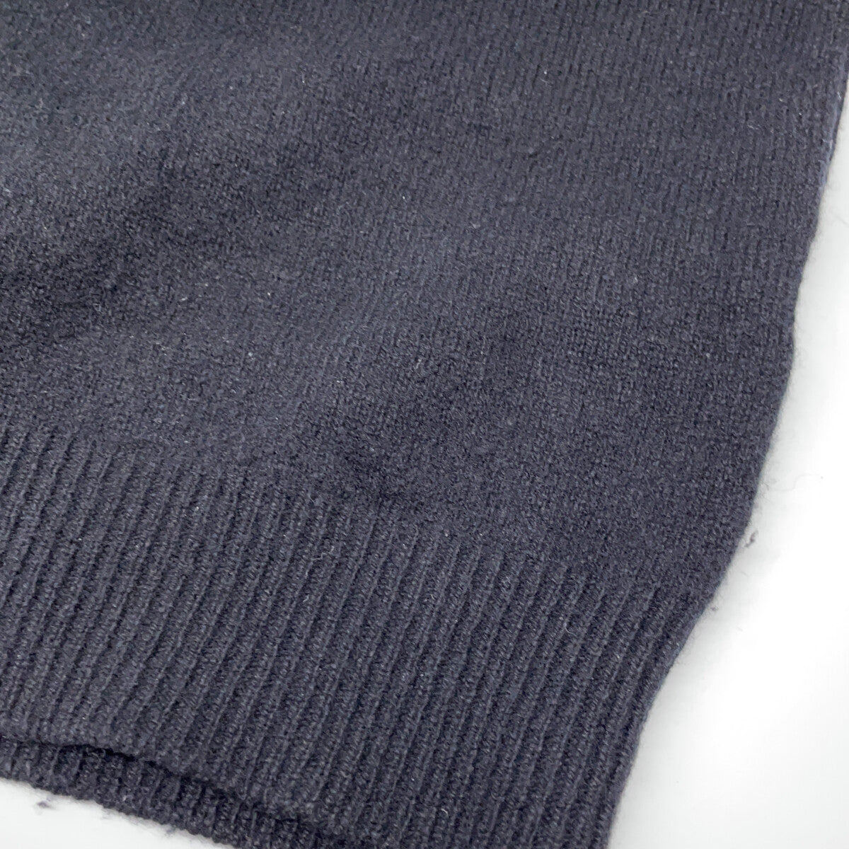 COMOLI 24AW Lambswool Crewneck Knit Sweater Black Size 2