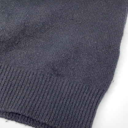 COMOLI 24AW Lambswool Crewneck Knit Sweater Black Size 2