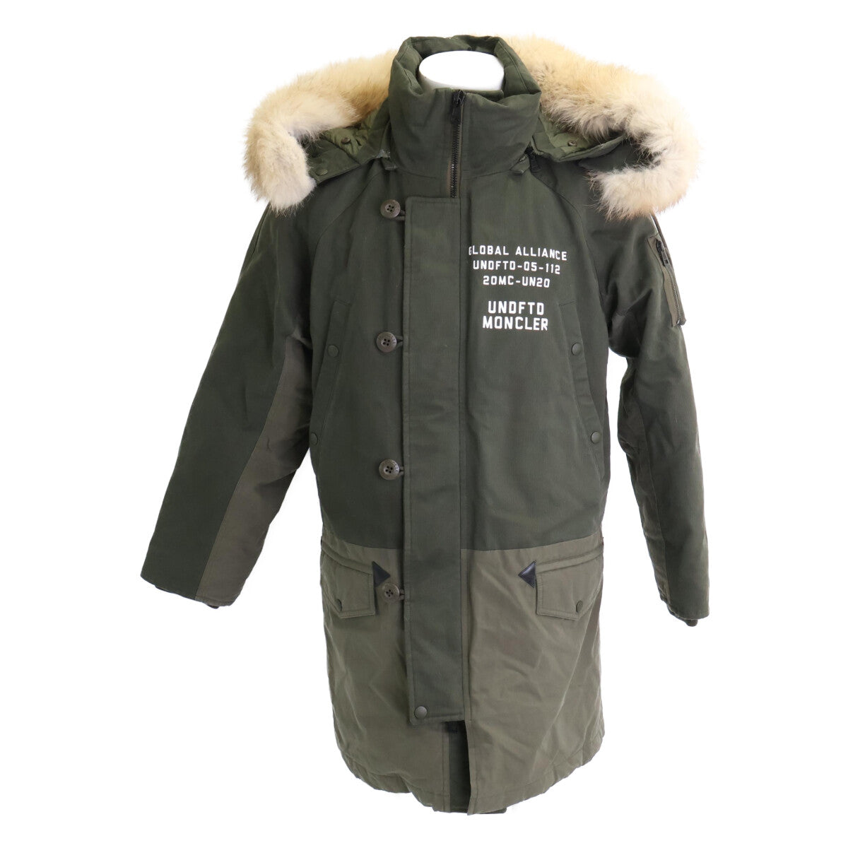 MONCLER Genius x UNDFTD FENDORF Fur Hooded Down Coat Size 0
