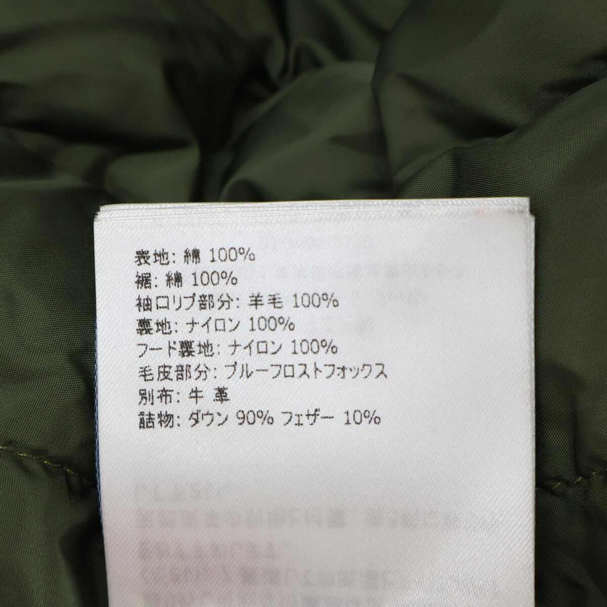 MONCLER Genius x UNDFTD FENDORF Fur Hooded Down Coat Size 0
