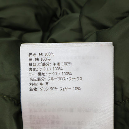 MONCLER Genius x UNDFTD FENDORF Fur Hooded Down Coat Size 0