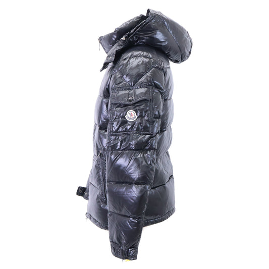 MONCLER MAYA Hooded Down Jacket Black Size 1
