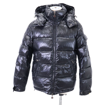 MONCLER MAYA Hooded Down Jacket Black Size 1