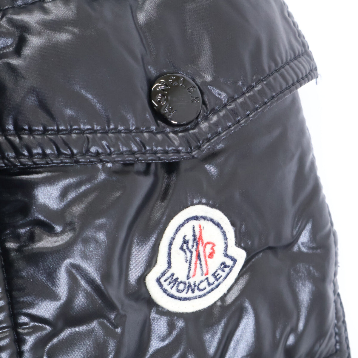 MONCLER MAYA Hooded Down Jacket Black Size 1